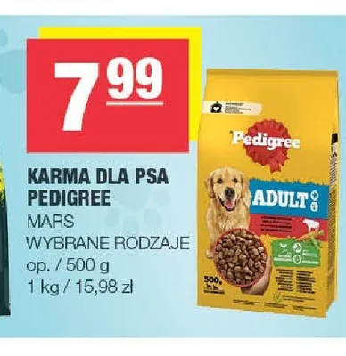 Karma dla psa Pedigree promocja w SPAR