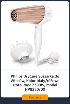Philips DryCare suszarka do włosów HP8280/00 promocja w Amazon