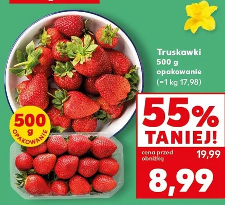 Truskawki promocja w Kaufland