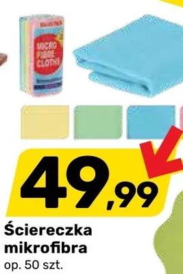 Ściereczka mikrofibra promocja w Bricomarche