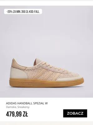 Sneakersy damskie Adidas Handball Spezial W promocja w Sizeer