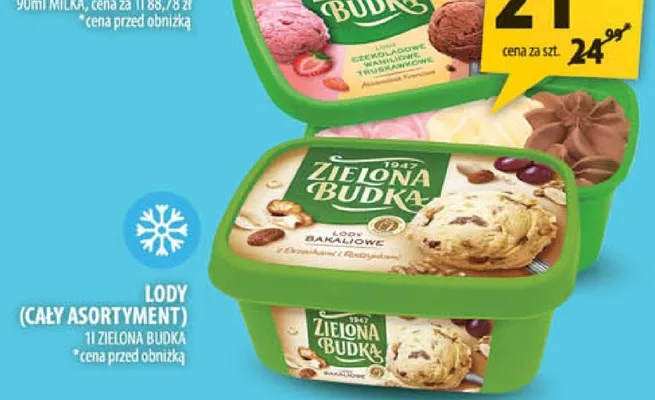 Lody (cały asortyment) promocja w Arhelan