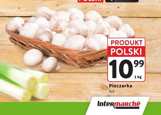 Pieczarka luz promocja w Intermarche