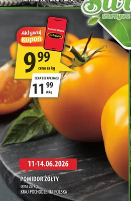 Pomidor żółty polski promocja w Arhelan