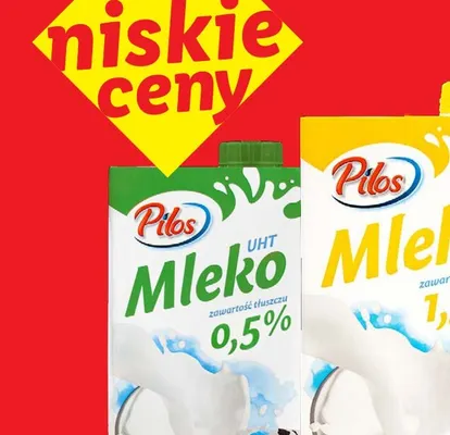 Mleko UHT Pilos 0,5% promocja w Lidl