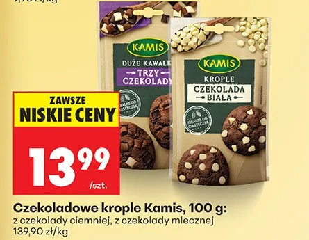 Krople z ciemnej czekolady promocja w Biedronka