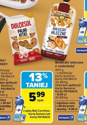 Bułeczki mleczne promocja w Carrefour Market