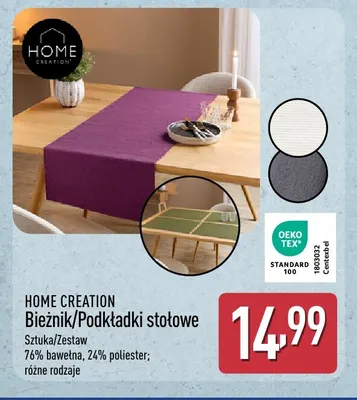 Podkładki stołowe Home Creation promocja w Aldi