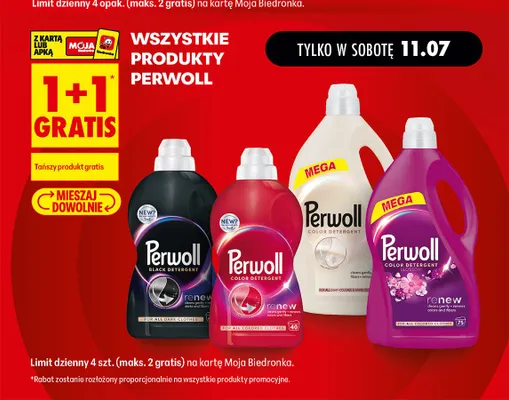 Produkty Perwoll promocja w Biedronka