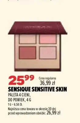 Paleta 4 cieni do powiek Sensique Sensitive Skin promocja w Drogerie Natura