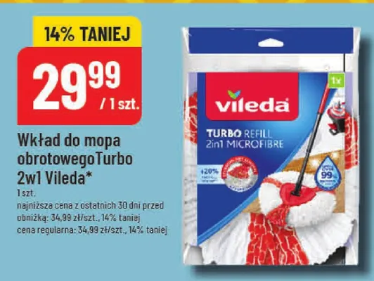 Wkład do mopa obrotowego Turbo 2w1 promocja w POLOmarket