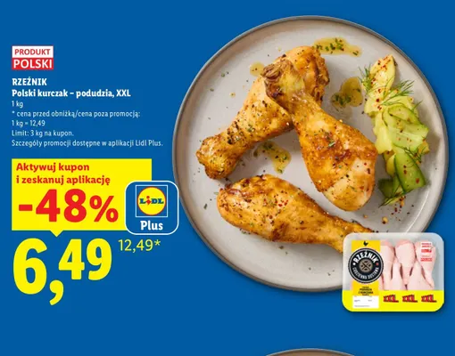 Podudzia z kurczaka XXL Rzeźnik promocja w Lidl