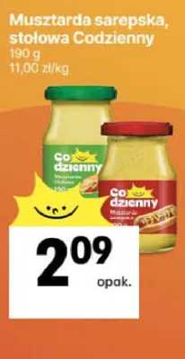 Musztarda stołowa promocja w Delikatesy Centrum