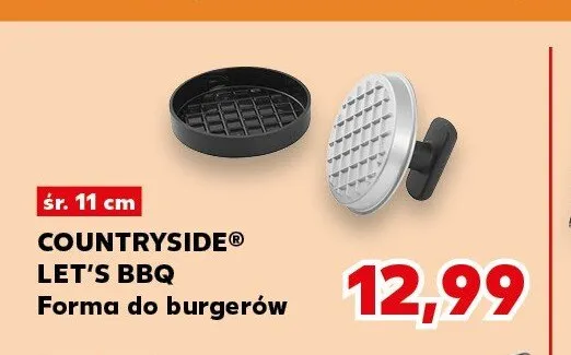 Forma do burgerów COUNTRYSIDE LET'S BBQ śr. 11cm promocja w Kaufland