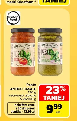 Pesto alla Genovese Antico Casale promocja w Carrefour Market