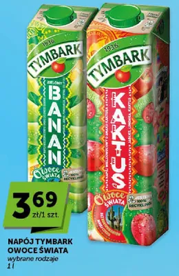 Napój Tymbark Owoce Świata banan promocja w ABC