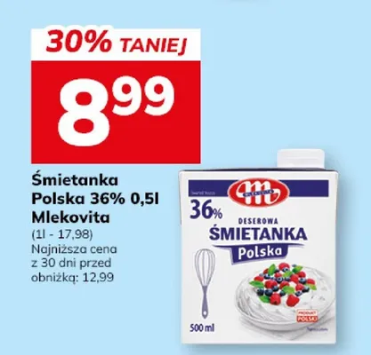 Śmietanka Polska 36% promocja w Hitpol