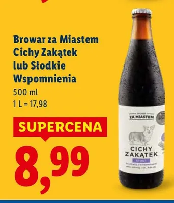 Piwo kraftowe Cichy Zakątek promocja w Lidl