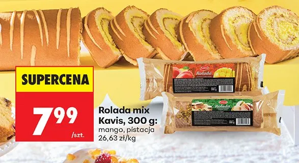 Rolada mix Kavis mango, pistacja promocja w Biedronka