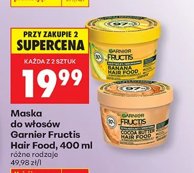 Maska do włosów Garnier Fructis Hair Food promocja w Biedronka