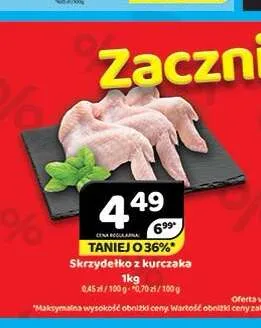 Skrzydełko z kurczaka promocja w Delfin