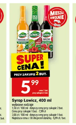 Syrop Łowicz promocja w Twój Market