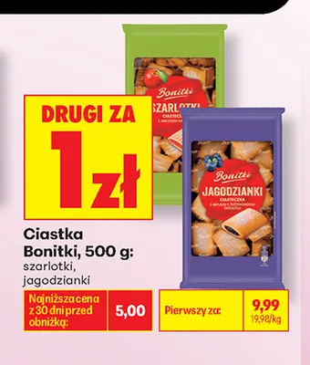 Ciastka Bonitki szarlotki promocja w Biedronka