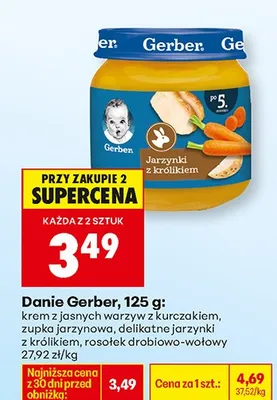 Danie 125 g, różne rodzaje promocja w Biedronka