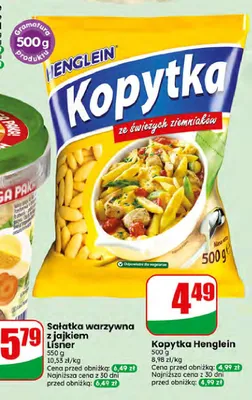 Kopytka Henglein promocja w Dino