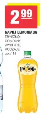 Napój lemoniada Zbyszko Company wybrane rodzaje promocja w SPAR