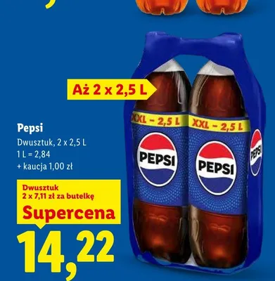 Napój Pepsi 2-pak promocja w Lidl