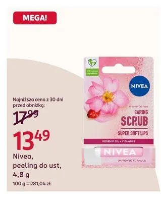 Peeling do ust promocja w Rossmann