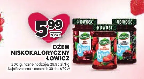 Dżem niskokaloryczny  promocja w Stokrotka