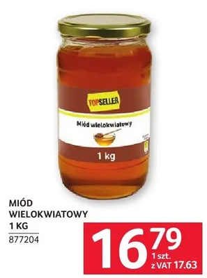 Miód wielokwiatowy 1 kg promocja w Selgros