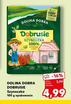 Szyneczka Dolina Dobra Dobrusie promocja w Kaufland