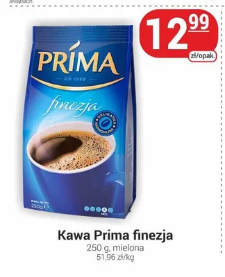 Kawa Prima finezja mielona promocja w Delikatesy Sezam