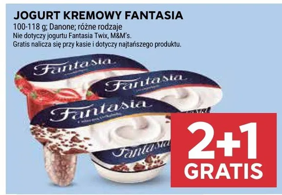 Jogurt kremowy fantasia promocja w Stokrotka