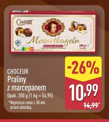 Praliny z marcepanem Mozartkugeln Choceur promocja w Aldi