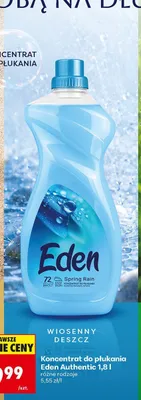 Koncentrat do płukania Eden Authentic Spring Rain promocja w Biedronka