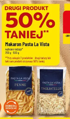 Makaron Tagliatelle Pasta La Vista promocja w POLOmarket