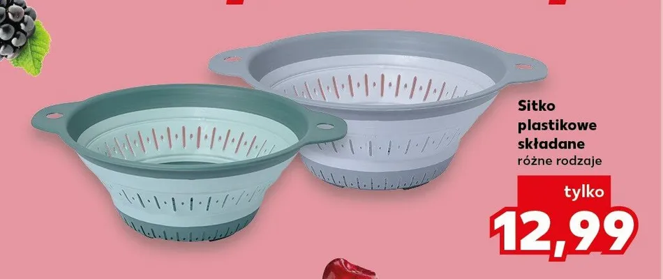 Sitko plastikowe składane promocja w Kaufland