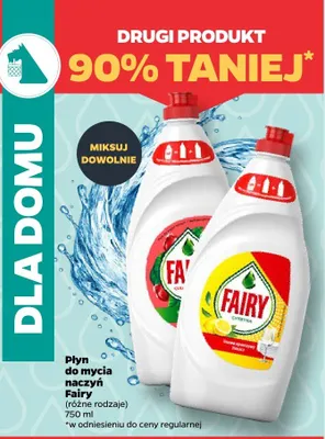Płyn do mycia naczyń Fairy różne rodzaje promocja w Netto