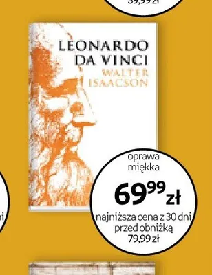 Książka Leonardo da Vinci Walter Isaacson promocja w Empik