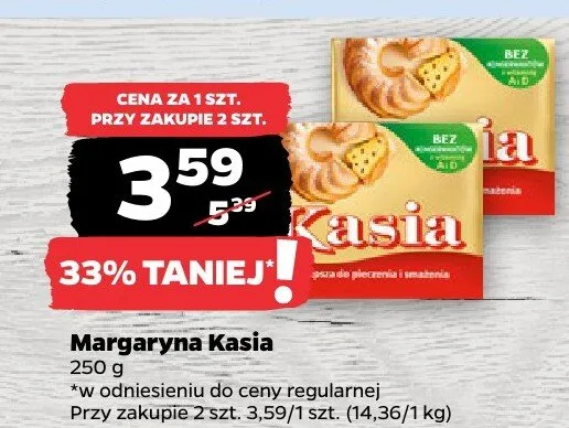 Margaryna Kasia promocja w Netto