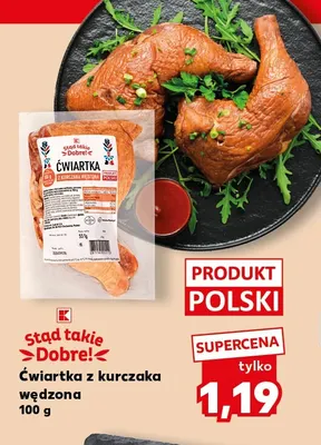 Ćwiartka z kurczaka wędzona Stąd Takie Dobre! promocja w Kaufland