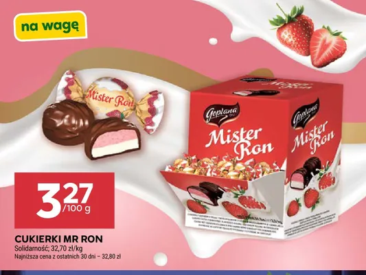 Cukierki Mister Ron Goplana promocja w Stokrotka