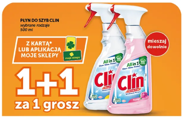 Płyn do szyb Clin promocja w ABC