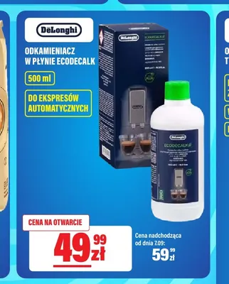 Odkamieniacz w płynie DeLonghi EcoDecalk promocja w RTV EURO AGD
