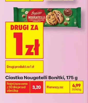 Ciastka Nougatelli Bonitki promocja w Biedronka