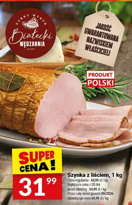 Szynka z liściem promocja w Twój Market